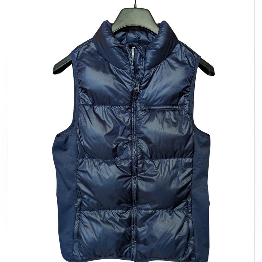 Fabletics Elliot Packable Winter Puffer Vest Navy… - image 7